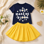 Girls' You Make Me Bloom Printed set