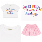 Girls' Treat People With Kindness Printed Set