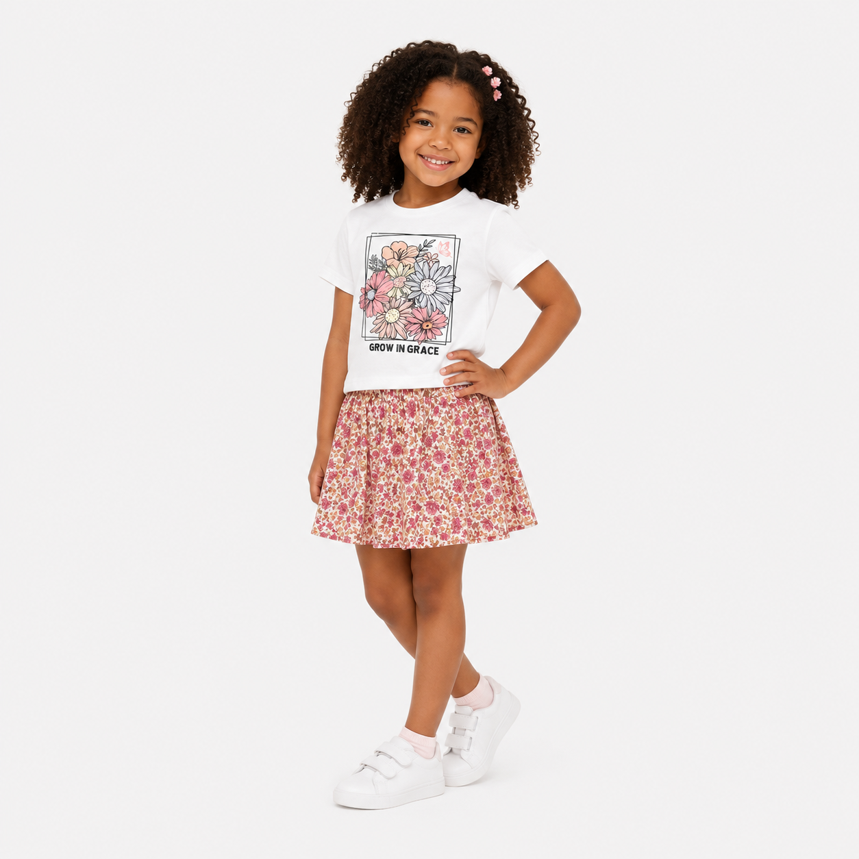 Girls' Grow IN Grace T-Shirt & Skirt set