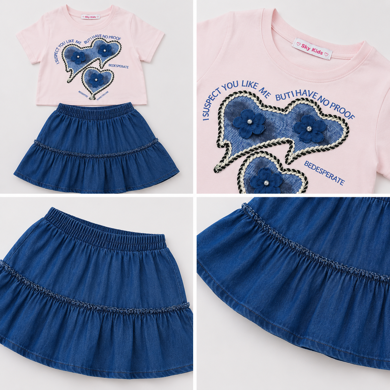 Girls' Isuspect you like me set