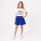 Girls' Golden Summer Printed set