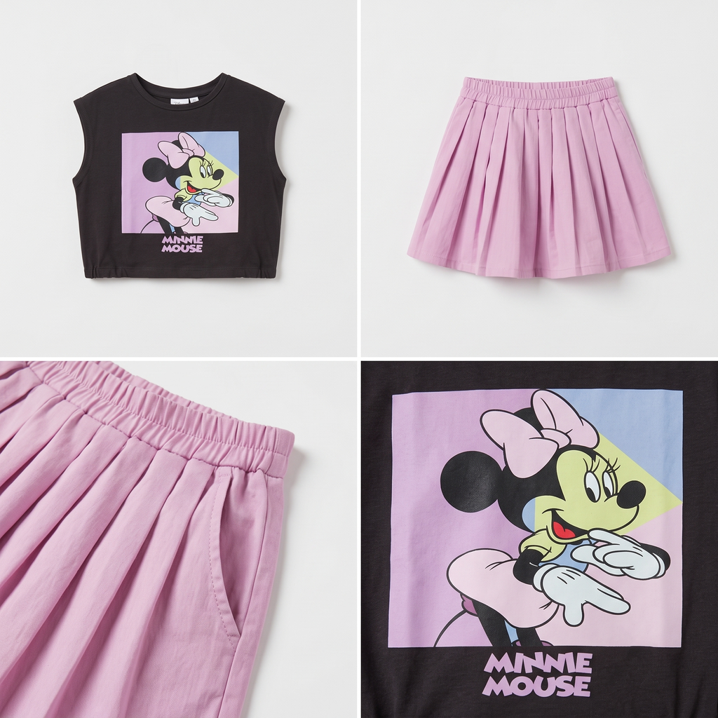 Girls' Minie Mouse Printed set