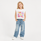 Girls' Hello Summer Printed T-Shirt