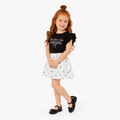 Girls' The Grils Club T-Shirt & Skirt set