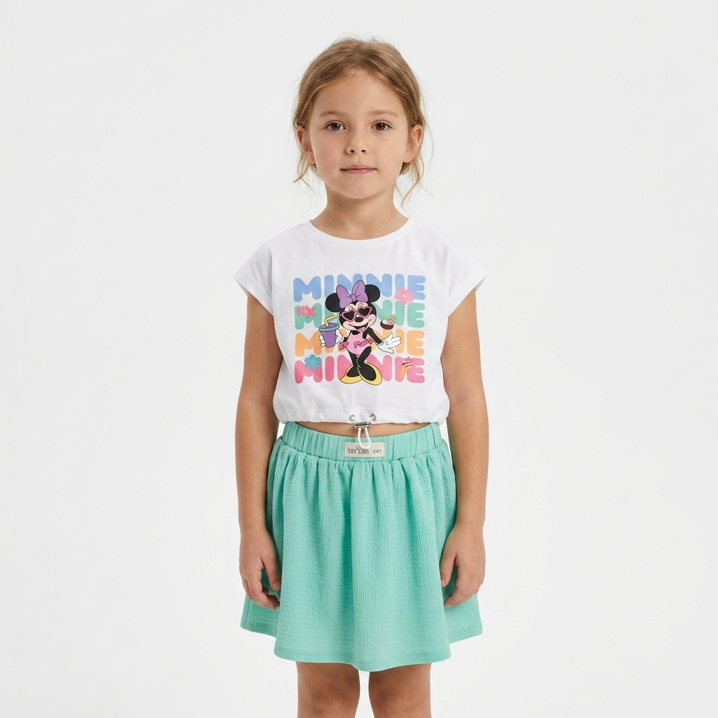 Girls' Minie Mouse Printed set