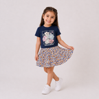 Girls' T-shirt & Skirt set
