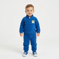 Baby Boys "NK" Patch Half-Zip High-Neck Sweatshirt and Sweatpants Set