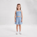 Girls' "2-piece set with a Crop Top and a Short