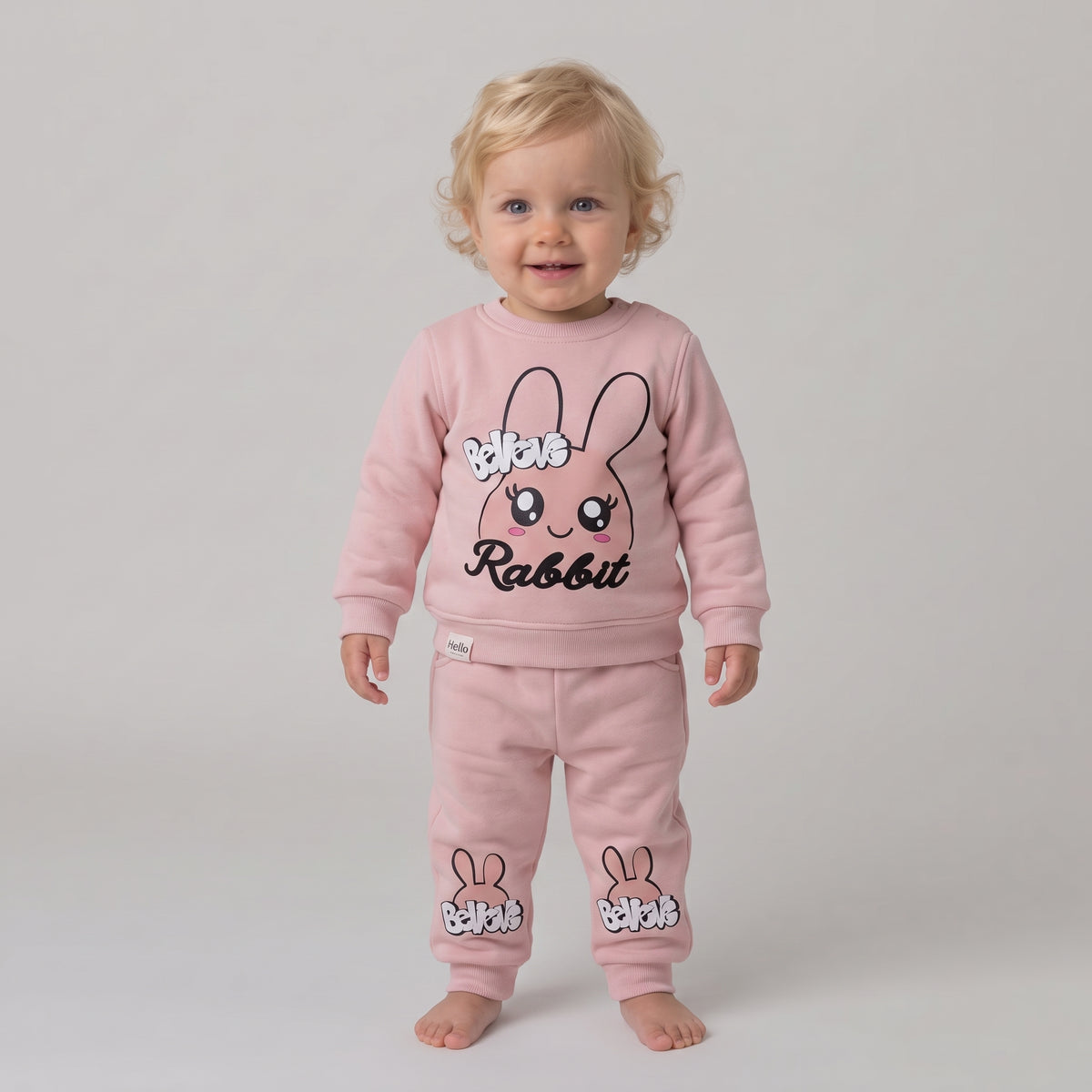 Baby Girls "Rabbit" Sweat Suit