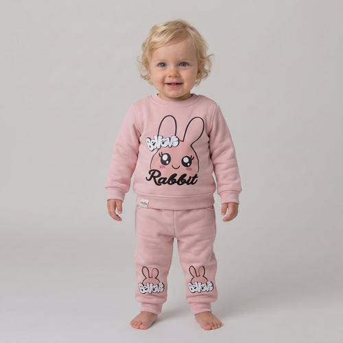 Baby Girls "Rabbit" Sweat Suit