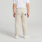 Boys' Drawstring Elastic Waist Straight Fit Jeans
