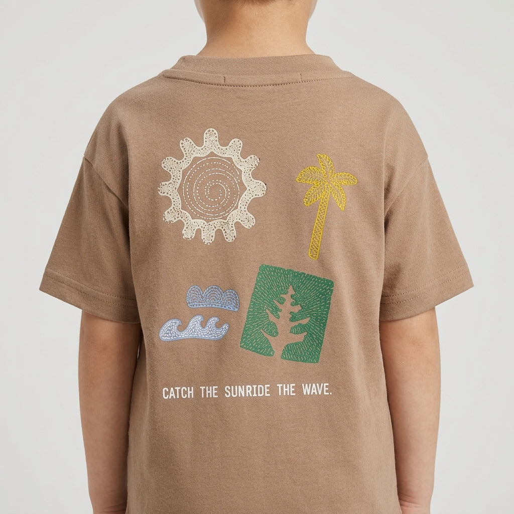 Boys' Brown "Palm Day .92" T-Shirt