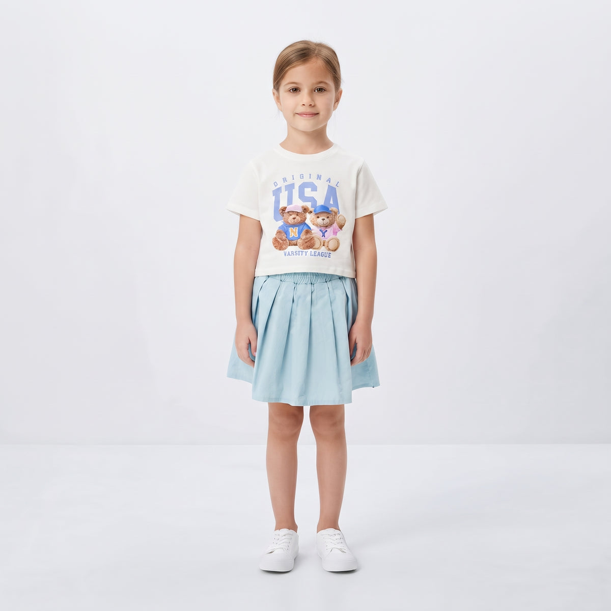 Girls' USA Printed set