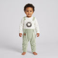 Newborn Baby Boys "Hello Baby" Sheep Overall-Style Jumpsuit