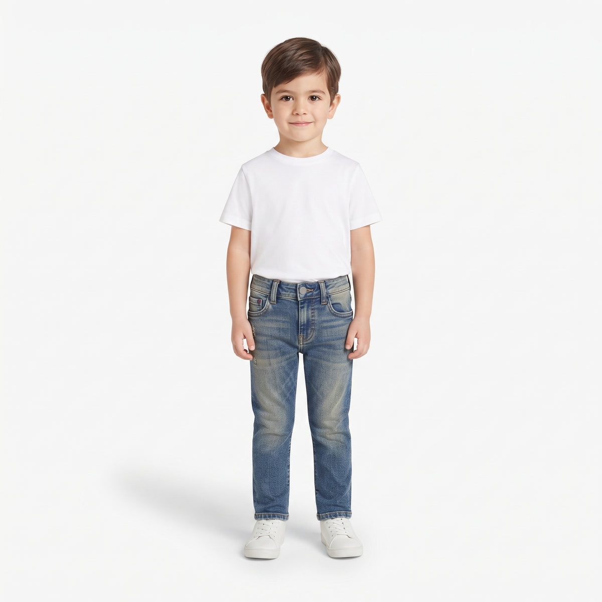 Toddler Boys Distressed Slim-Fit Denim Jeans