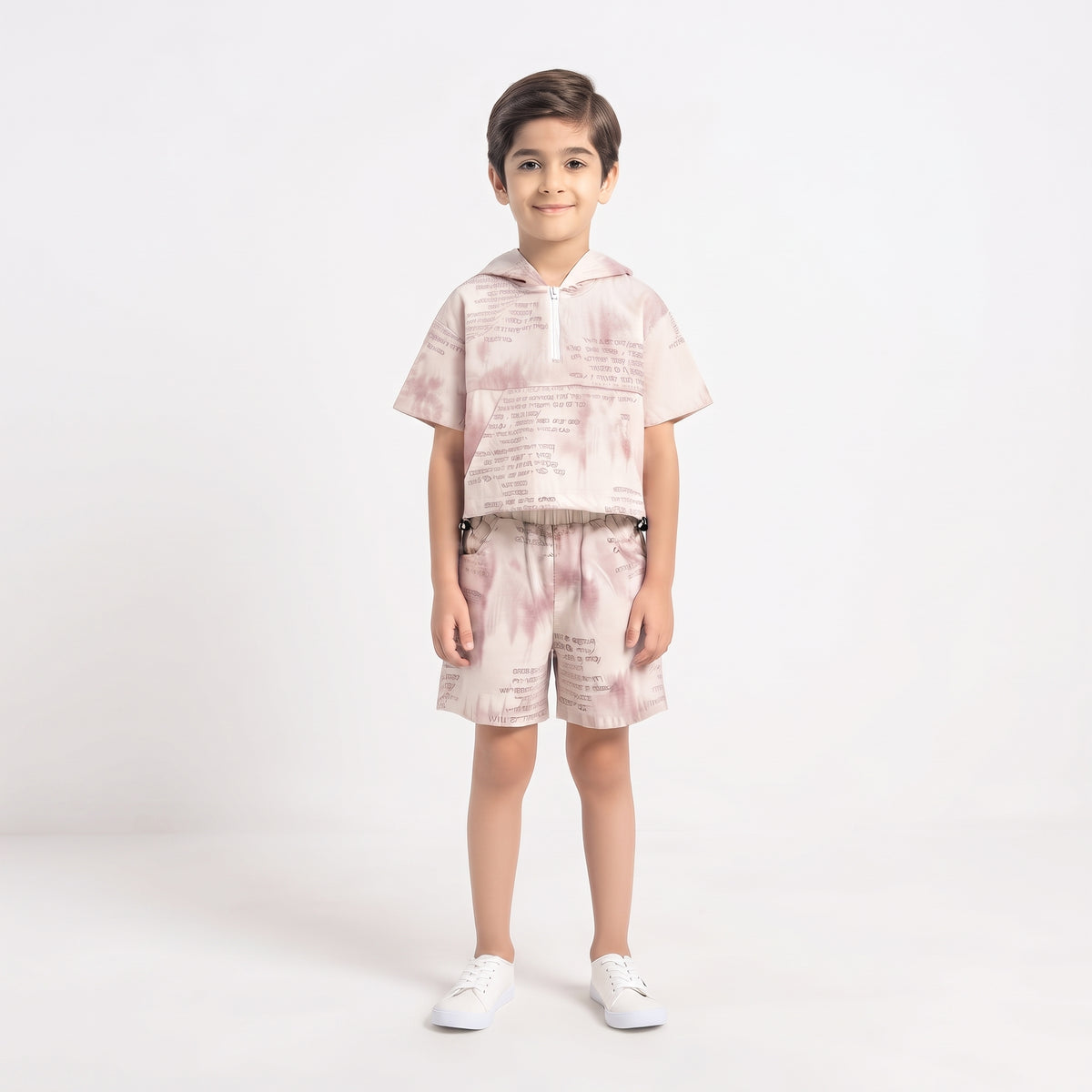Boys' Casual 2-Pieces set with printed letters