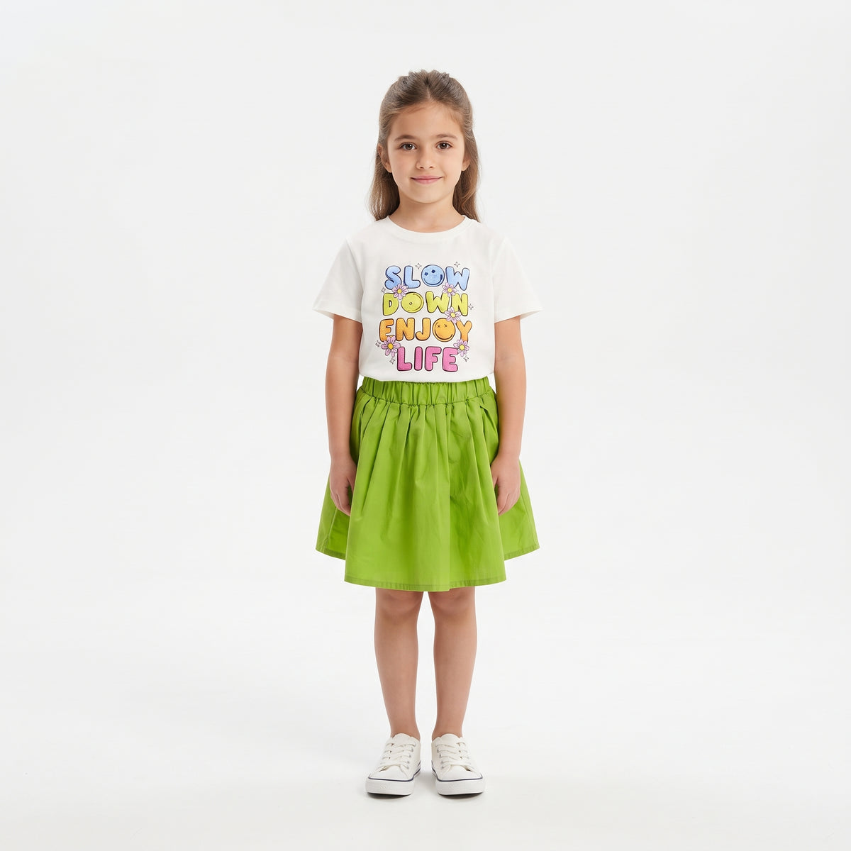 Girls' Slow down Printed set