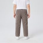 Boys' Drawstring Elastic Waist Straight Fit Jeans