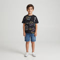 Boys "Let Start Some Design" Black T-Shirt