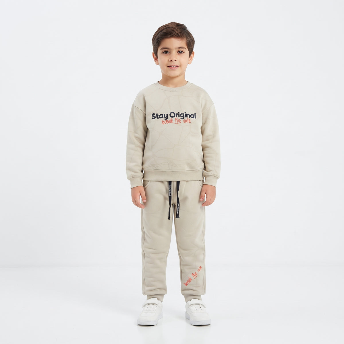 Boys "Stay Original" Graphic Sweatshirt and Joggers Tracksuit