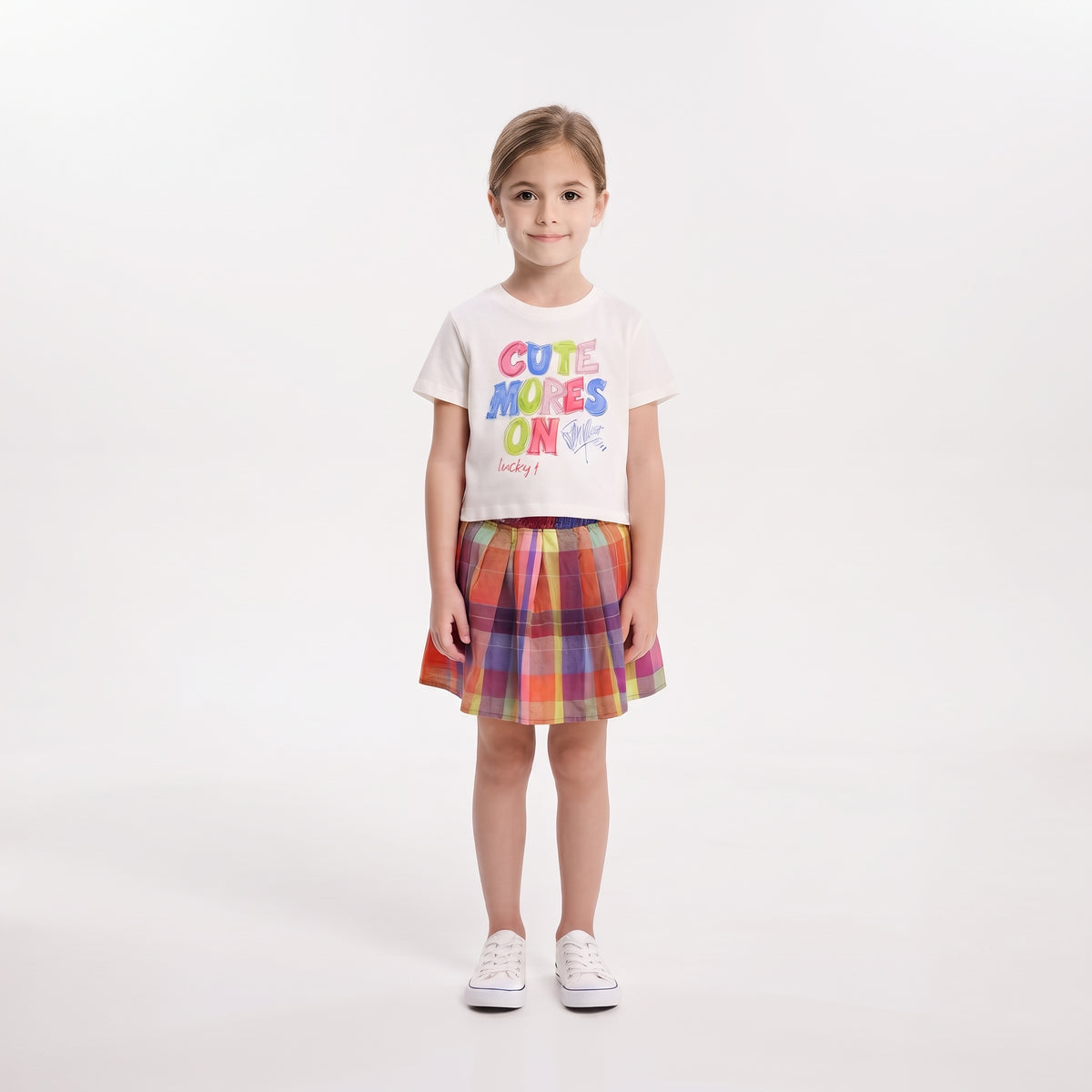 Girls' CUTE MORES ON Printed set