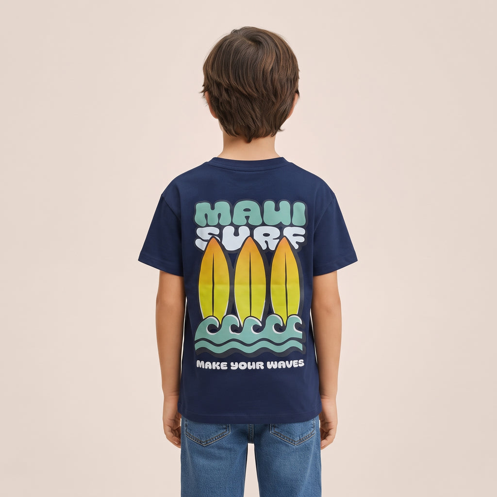 Boys "Maui Surf" Printed T-Shirt