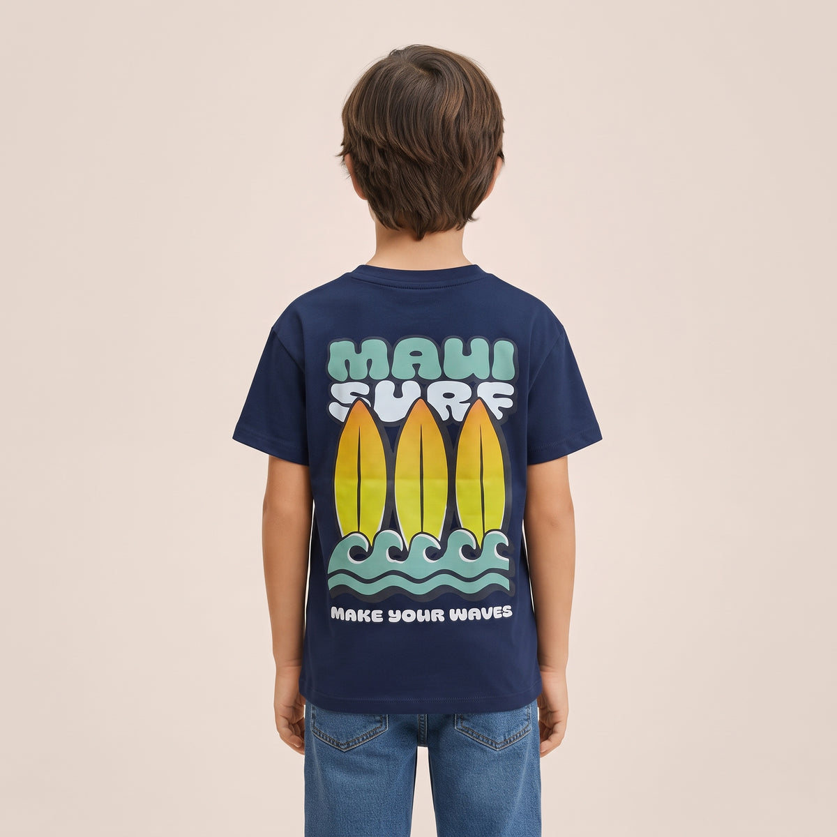 Boys "Maui Surf" Printed T-Shirt