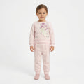 Baby Girls Butterfly Graphic Sweatshirt and Sweatpants Set
