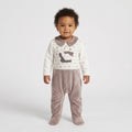 Newborn Baby Boys Winter Sledding Bear Jumpsuit