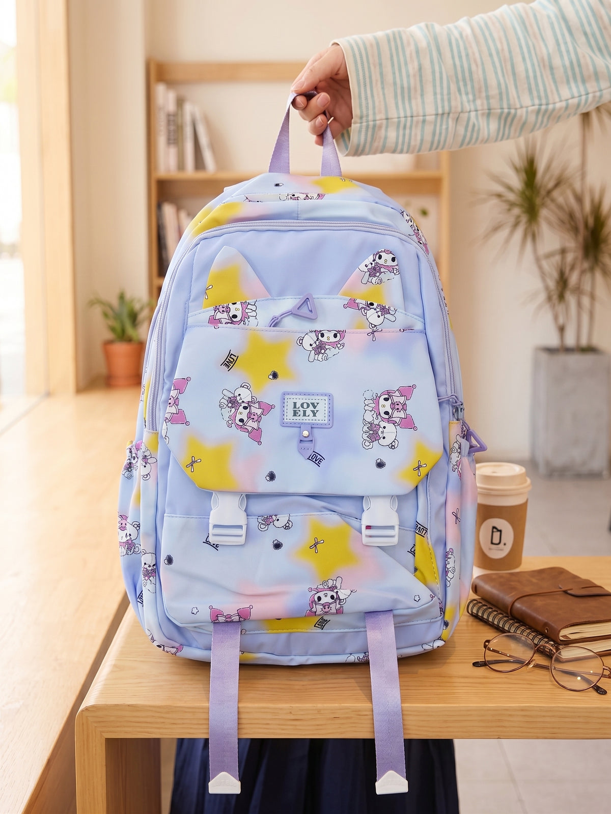 Cute Cat & Bear Back Pack