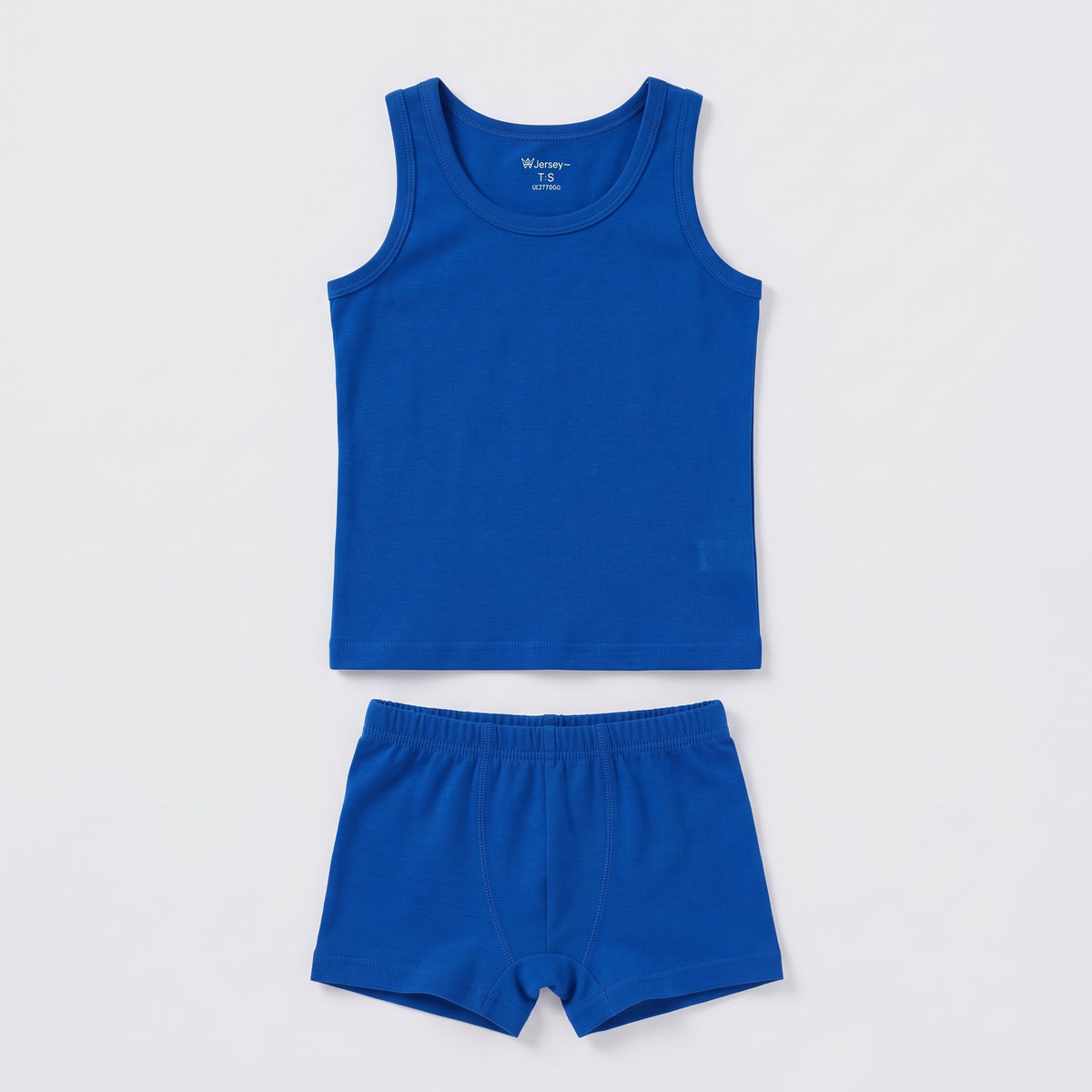 Kids Basic Sleeveless Undershirt and Underwear Set