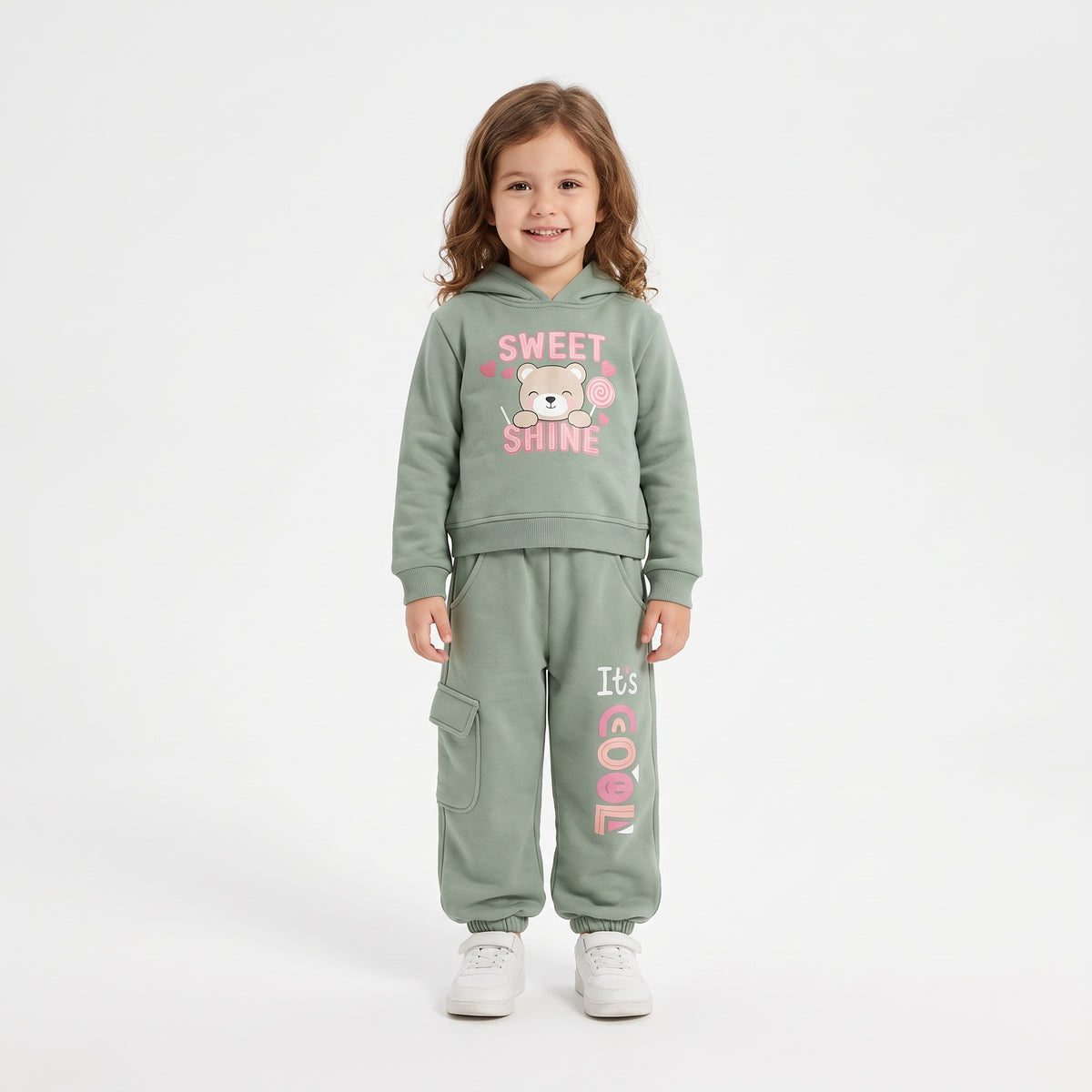 Girls "Sweet Shine" Hooded Tracksuit