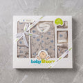 Newborn Baby Boy 6-Piece Layette Gift Set with Bodysuit, Cover, and Accessories