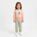 Baby Girls "Moonfairy" Heart Graphic Fleece Sweatshirt and Sweatpants Set