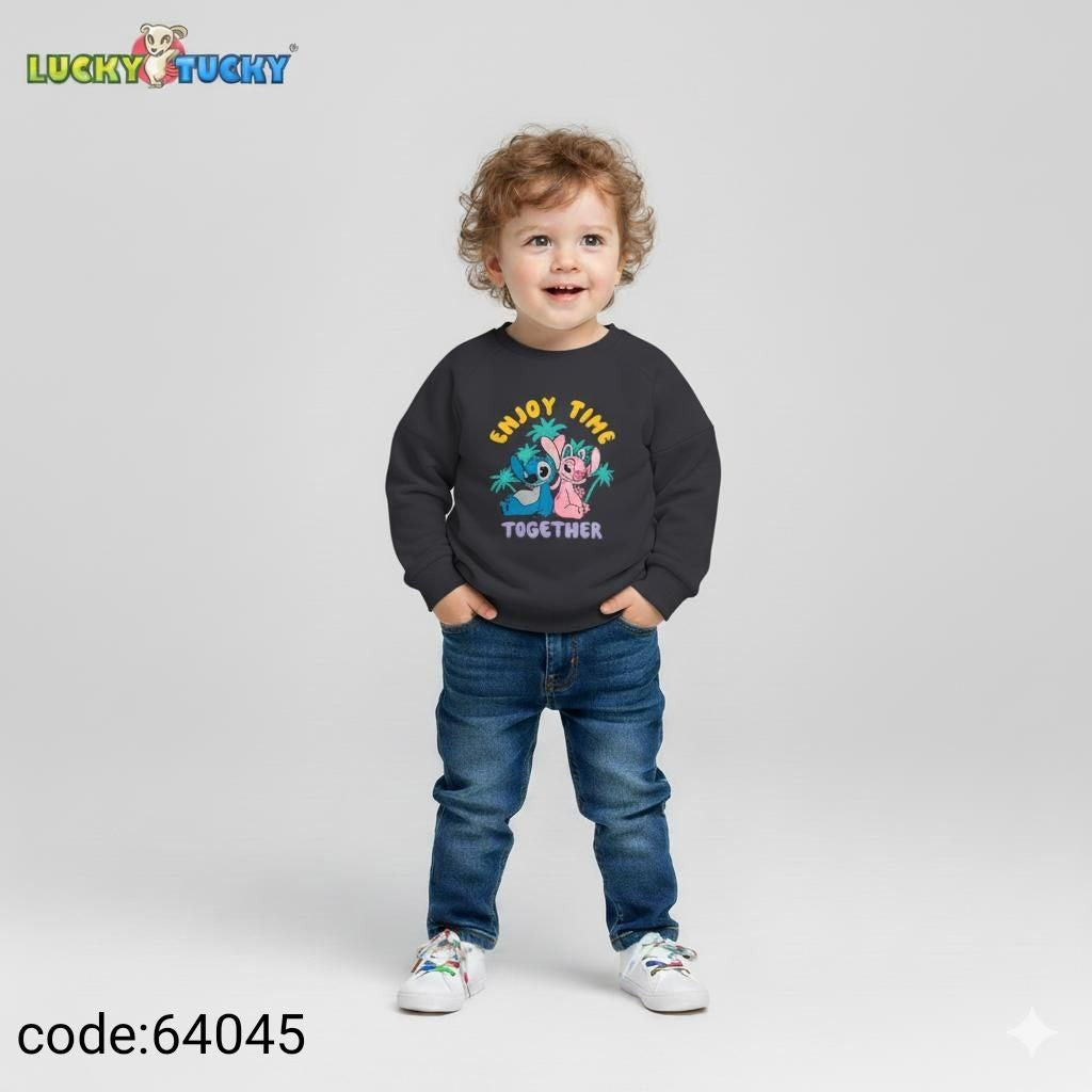 Boys' sweatshirt with trendy prints
