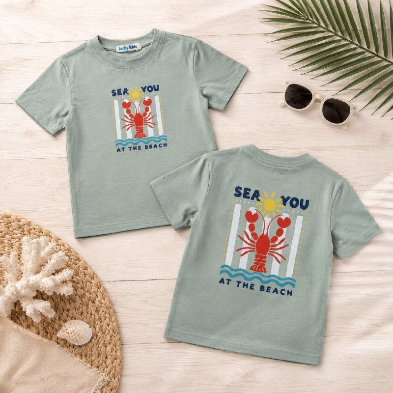 Boys' Sea You Printed T-Shirt