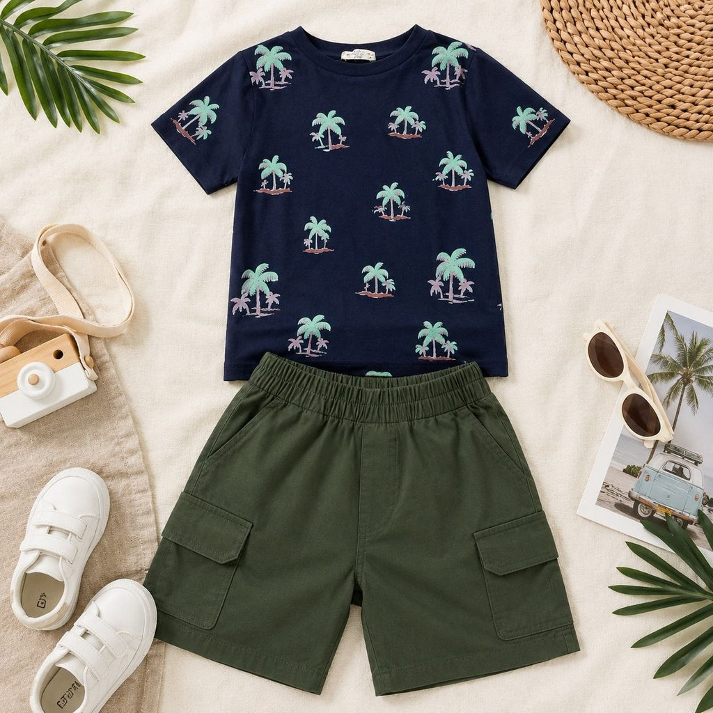 Boys' Causal Printed Set