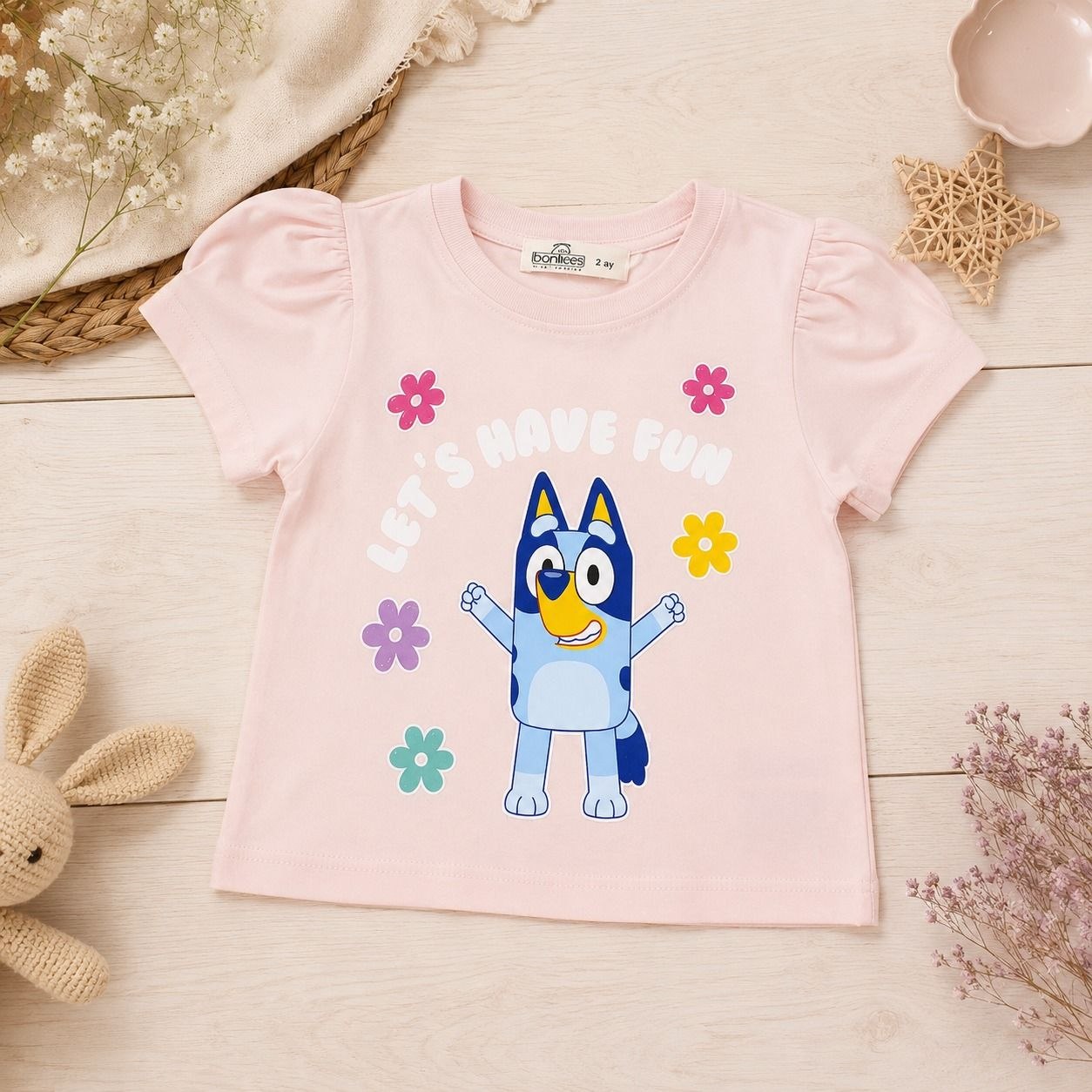 Girls' Let's Have Fun Printed T-Shirt