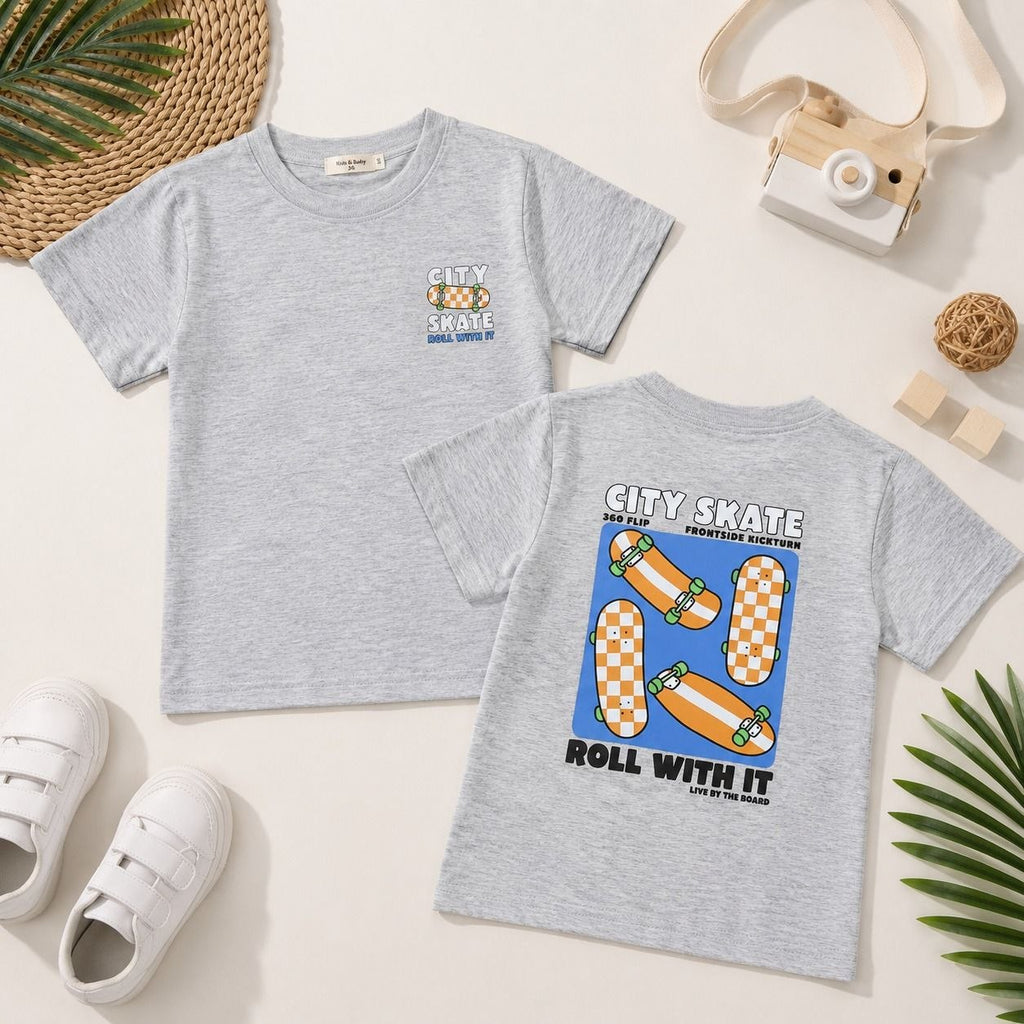 Boys' City Skate Printed T-Shirt
