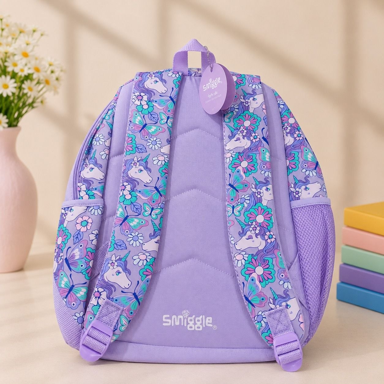 White Unicorn Style Back Pack