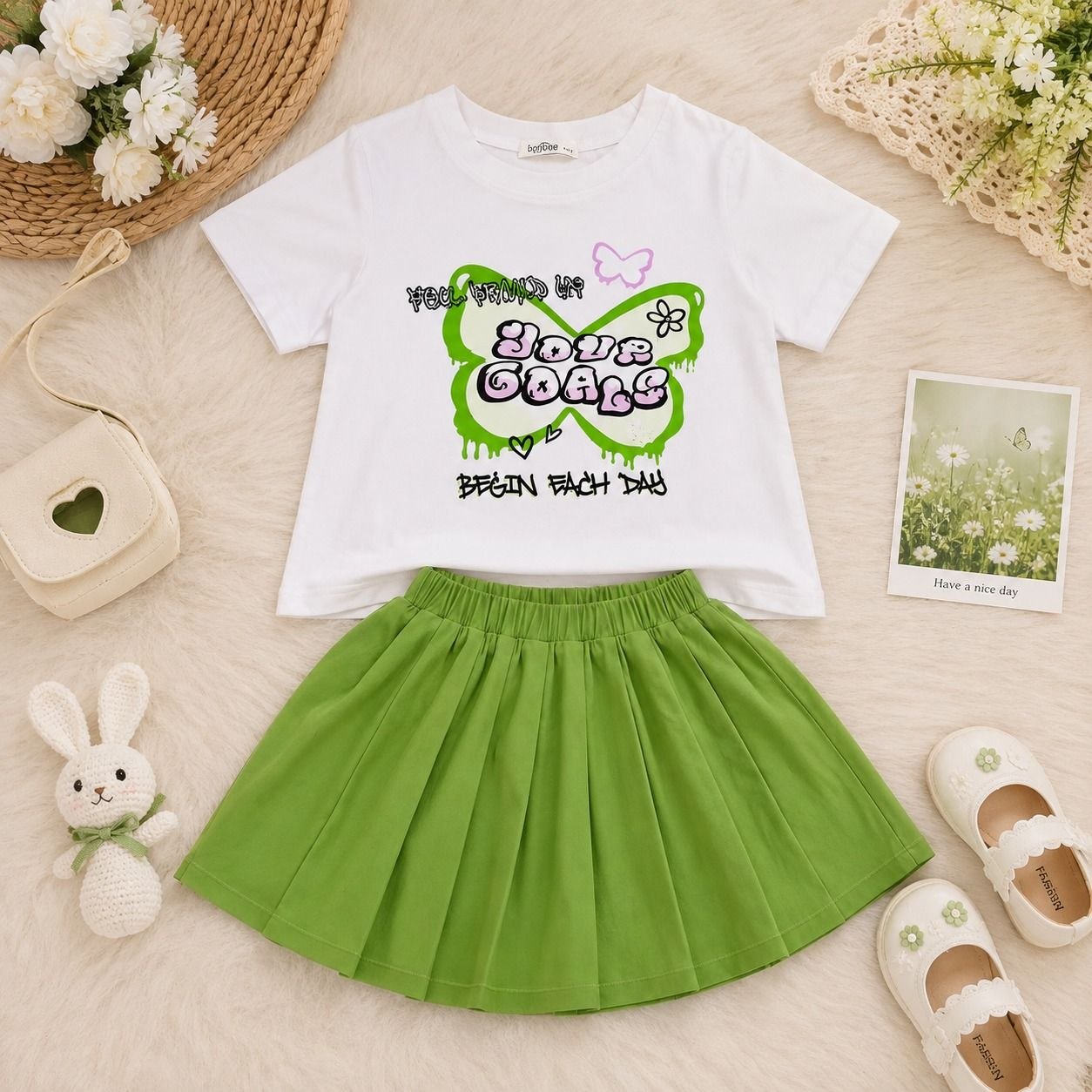 Girls' Your Goals Printed Set