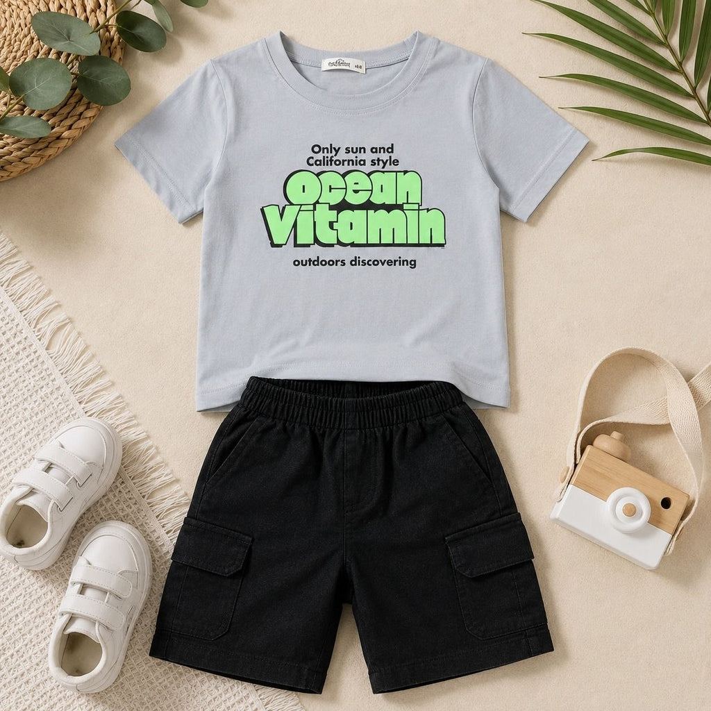 Boys' Ocaen Vitamin Printed Set