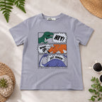 Boys' Dino Style Printed T-Shirt