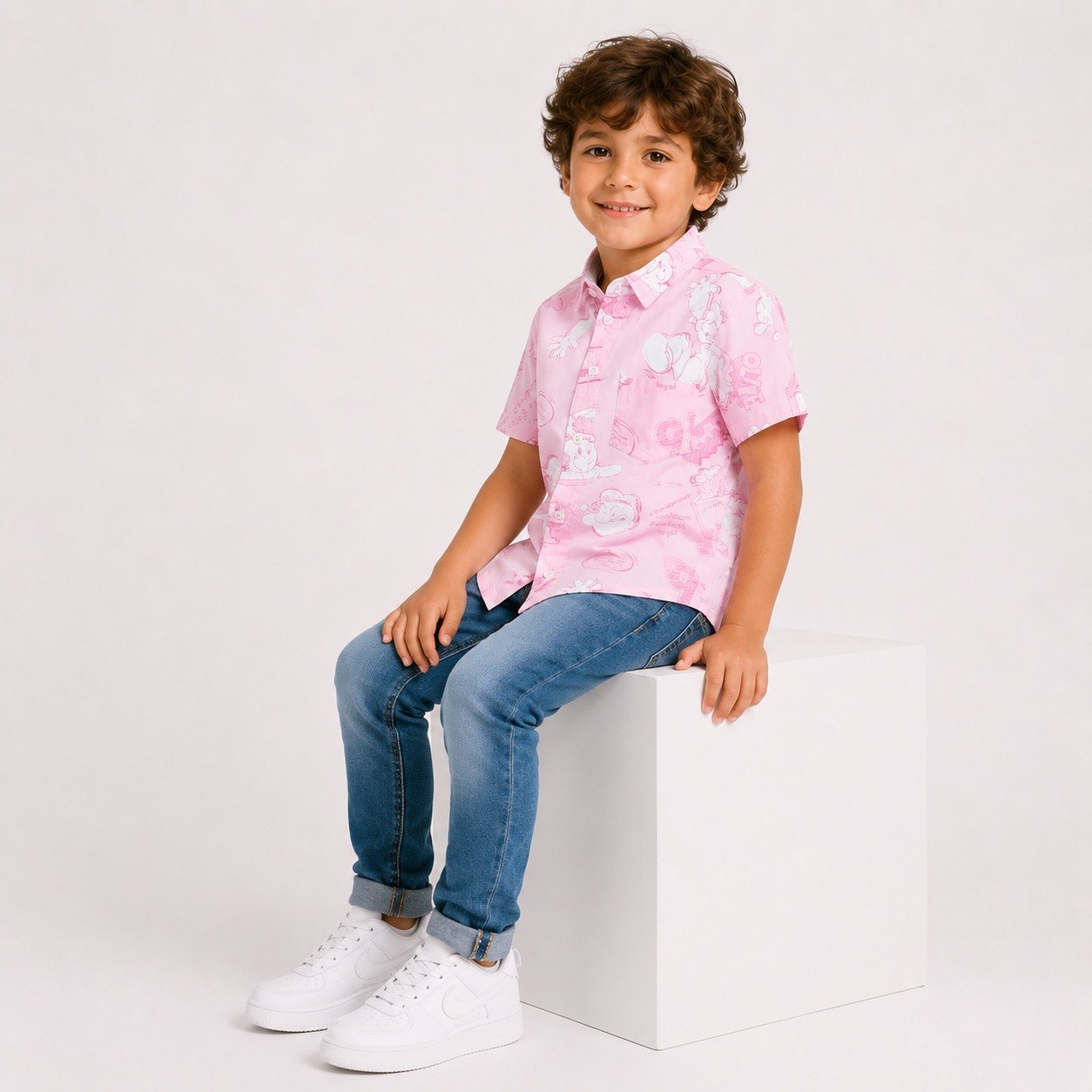 Boys' Popeye Print Shirt